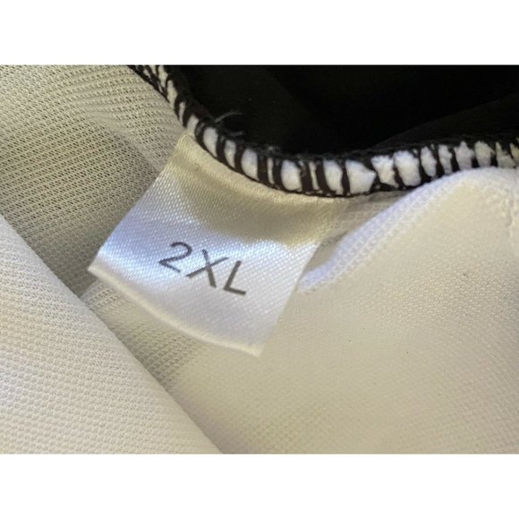 Vintage Swim Suit Womens One Piece Black Bathing Suit Tag says XL Fits L‎ Modest - Picture 5 of 12